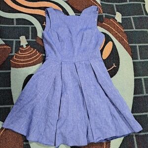 🌈 LINEN BLEND A-LINE DRESS